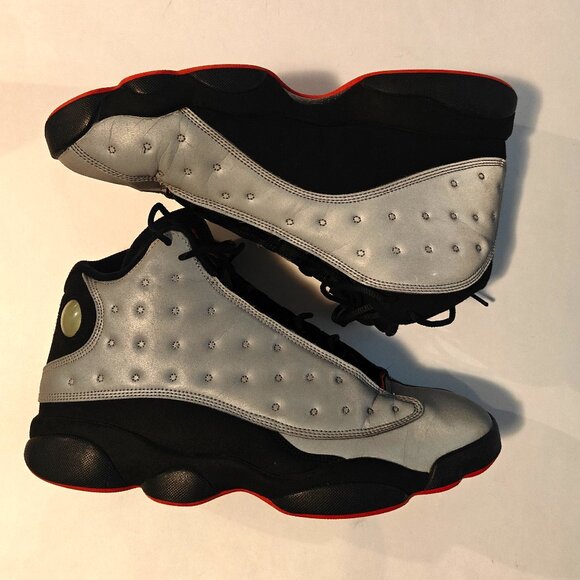 Nike Air Jordan 13 Retro Reflective Silver 696298-023 2014 Size 10.5 Mens Shoes - Picture 1 of 16
